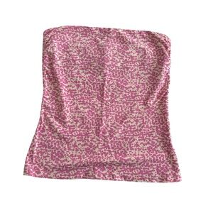 H&M Pink Cheetah Print Tube Top